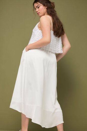 Plus size veliki brojevi Suknja A kroja asimetrična za punije