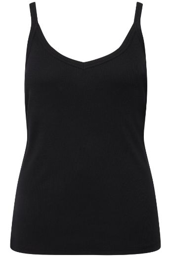 Plus size veliki brojevi Top V ovratnim tanke naramenice za punije
