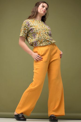 Plus size veliki brojevi Hlače šireg kroja nogavica za punije