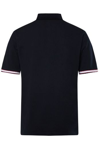 Plus size veliki brojevi Majica Polo s prugama na obrubu rukava za punije