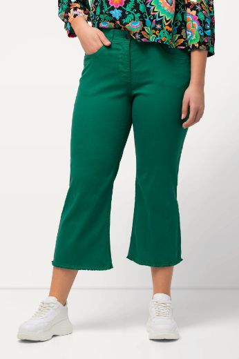 Plus size veliki brojevi Traperice 7/8 šireg kroja nogavica za punije