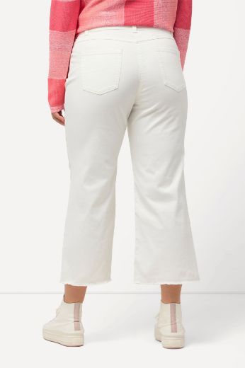 Plus size veliki brojevi Traperice 7/8 šireg kroja nogavica za punije