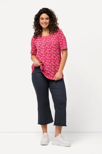 Plus size veliki brojevi Traperice 7/8 šireg kroja nogavica za punije