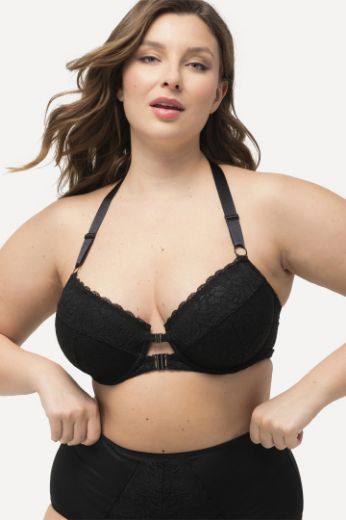 Plus size veliki brojevi Grudnjak na prednje kopčanje s podstavljenim košaricama za punije