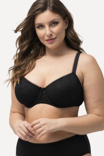 Plus size veliki brojevi Grudnjak čipkani s podstavljenim košaricama za punije