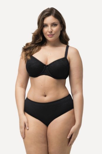 Plus size veliki brojevi Gaćice midi od čipke za punije