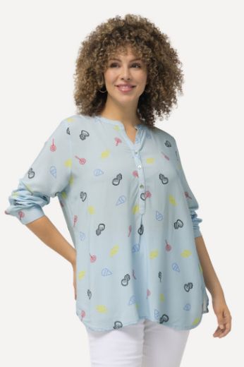 Plus size veliki brojevi Bluza dugih rukava s printom za punije