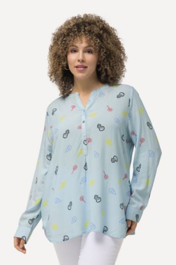 Plus size veliki brojevi Bluza dugih rukava s printom za punije
