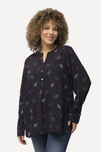 Plus size veliki brojevi Bluza dugih rukava s printom za punije