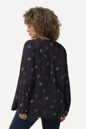 Plus size veliki brojevi Bluza dugih rukava s printom za punije