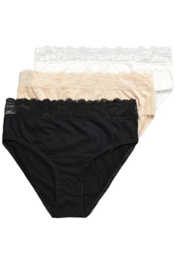 Plus size veliki brojevi Gaćice midi 3 komada za punije