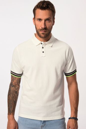 Plus size veliki brojevi Majica Polo kratkih rukava s prugama na obrubu za punije