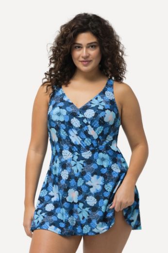 Plus size veliki brojevi Kupaći kostim haljina cvjetnog printa za punije
