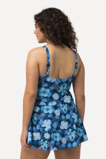 Plus size veliki brojevi Kupaći kostim haljina cvjetnog printa za punije