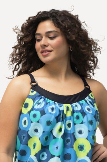 Plus size veliki brojevi Kupaći kostim Tankini motiv krugova za punije