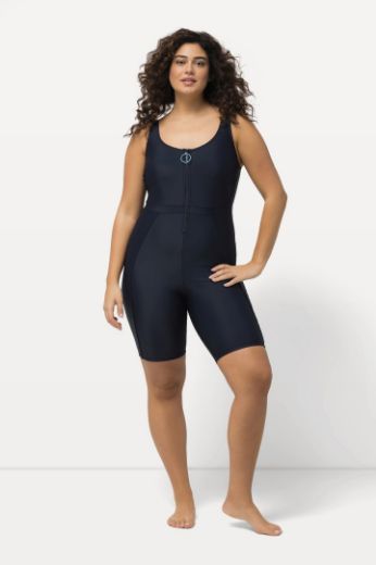 Plus size veliki brojevi Kupaći kostim jednodijelni s produženim nogavicama za punije