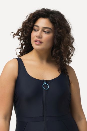 Plus size veliki brojevi Kupaći kostim jednodijelni s produženim nogavicama za punije