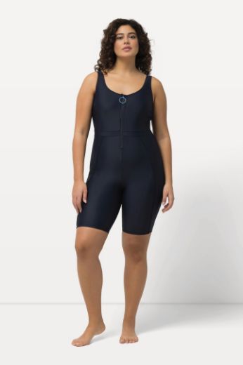 Plus size veliki brojevi Kupaći kostim jednodijelni s produženim nogavicama za punije