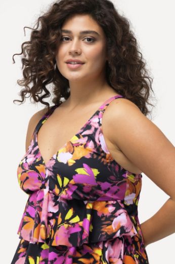 Plus size veliki brojevi Kupaći kostim Tankini s volanima za punije