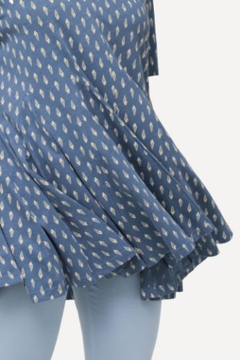Plus size veliki brojevi Majica kratkih rukava dužeg kroja s printom za punije