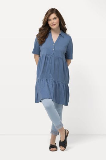 Plus size veliki brojevi Majica Polo A kroja za punije