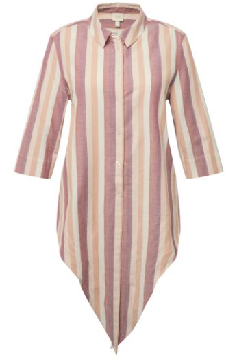 Plus size veliki brojevi Bluza na vezanje 3/4 rukavi za punije