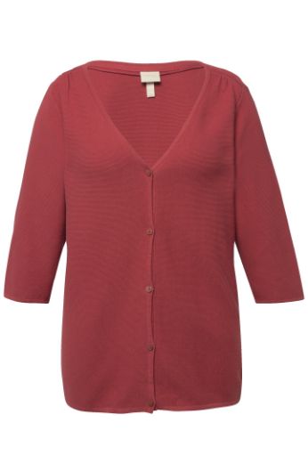 Plus size veliki brojevi Kardigan s 3/4 rukavima za punije