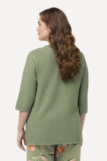 Plus size veliki brojevi Kardigan s 3/4 rukavima za punije