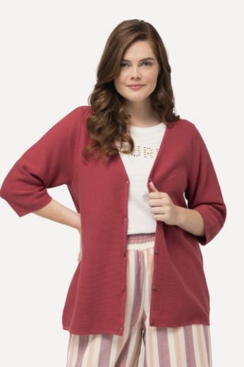 Plus size veliki brojevi Kardigan s 3/4 rukavima za punije