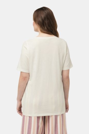 Plus size veliki brojevi Majica A kroja s izvezenim natpisom za punije