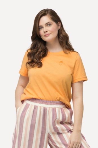 Plus size veliki brojevi Majica kratkih rukava s motivom breskve za punije