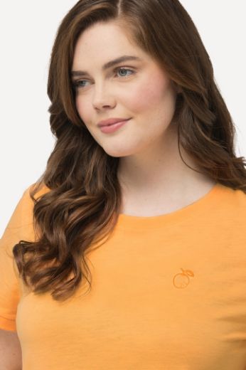 Plus size veliki brojevi Majica kratkih rukava s motivom breskve za punije