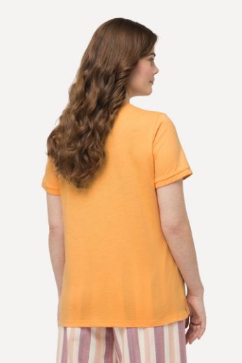 Plus size veliki brojevi Majica kratkih rukava s motivom breskve za punije
