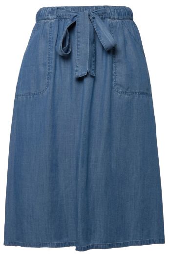 Plus size veliki brojevi Suknja traper na vezanje za punije