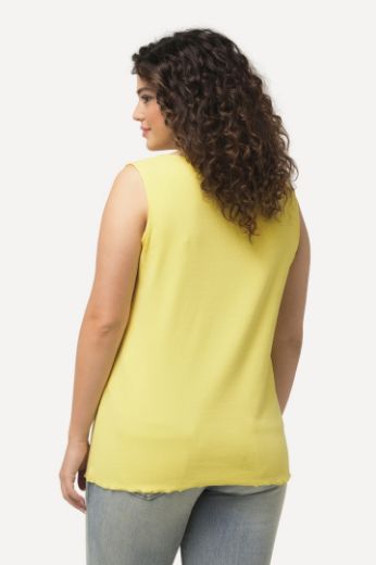 Plus size veliki brojevi Top s naborima na prednjoj strani za punije