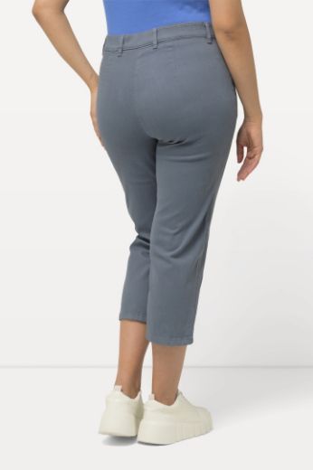 Plus size veliki brojevi Hlače 7/8 s kosim džepovima za punije