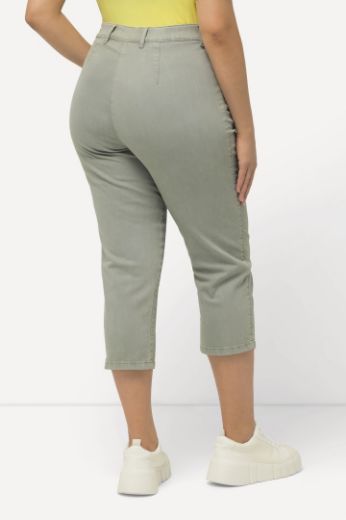 Plus size veliki brojevi Hlače 7/8 s kosim džepovima za punije