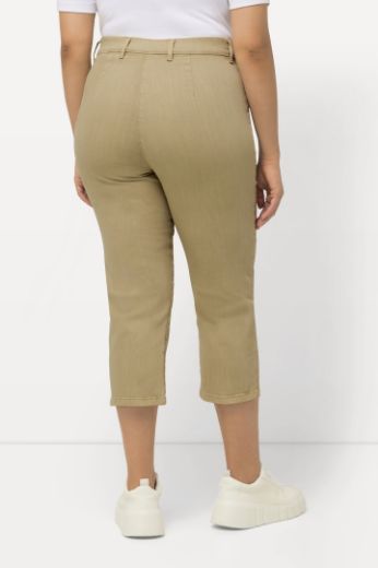 Plus size veliki brojevi Hlače 7/8 s kosim džepovima za punije