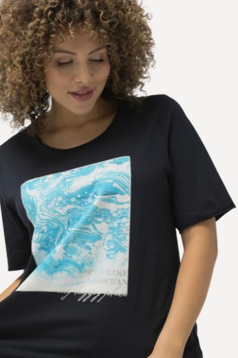 Plus size veliki brojevi Majica kratkih rukava s printom za punije