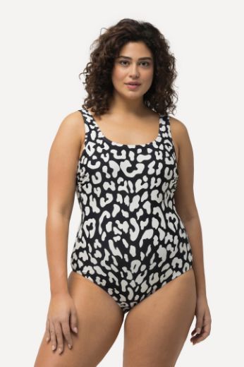 Plus size veliki brojevi Kupaći kostim jednodijelni s životinjskim printom za punije