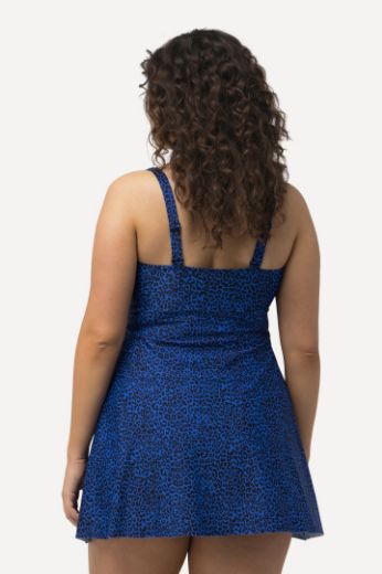 Plus size veliki brojevi Kupaći kostim haljina životinjskog printa za punije
