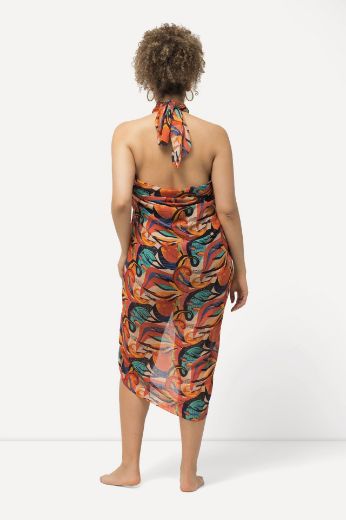 Plus size veliki brojevi Pareo tropskog printa za punije