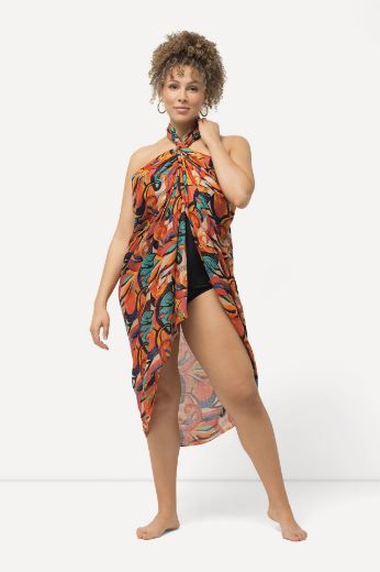 Plus size veliki brojevi Pareo tropskog printa za punije