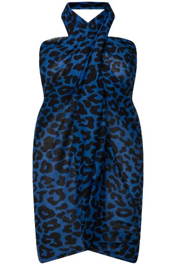 Plus size veliki brojevi Pareo leopard motiva za punije