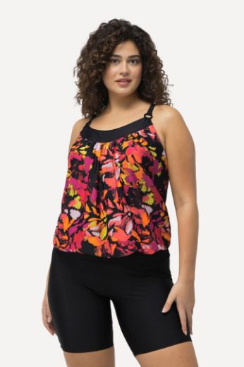 Plus size veliki brojevi Kupaći kostim Tankini s produženim nogavicama za punije