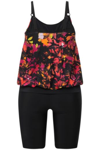 Plus size veliki brojevi Kupaći kostim Tankini s produženim nogavicama za punije