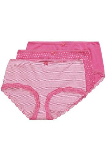 Plus size veliki brojevi Gaćice hipster 3 komada za punije