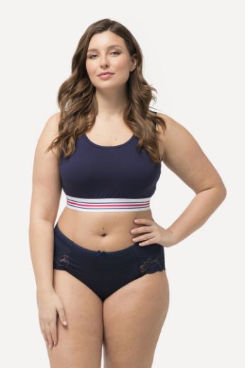 Plus size veliki brojevi Gaćice s dodatkom ukrasne čipke 3 komada za punije
