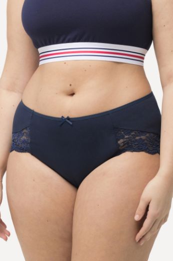 Plus size veliki brojevi Gaćice s dodatkom ukrasne čipke 3 komada za punije