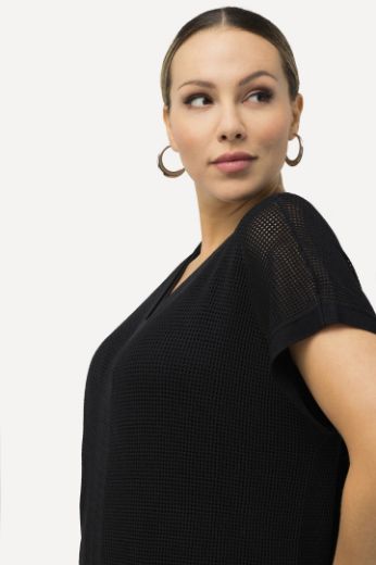 Plus size veliki brojevi Pulover kratkih rukava V izreza za punije